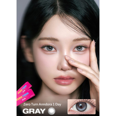 Anndora 1Day – Zero Turn Gray安凝夜灰 日拋 10片裝